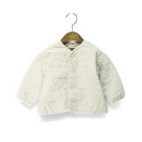 アイボリー | 【マシンウォッシャブル】ベビー/くま柄キルティングジャケット | ブランシェス