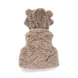 【ベビー】ケーブル柄クマ耳ベスト | ブランシェス | 詳細画像4