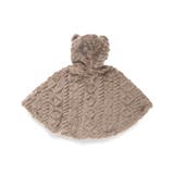 【ベビー】ケーブル柄ケープ | ブランシェス | 詳細画像4