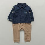 【おそろい】きんもくせい刺しゅうカバーオール | ブランシェス | 詳細画像2 