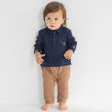 【おそろい】きんもくせい刺しゅうカバーオール | ブランシェス | 詳細画像3 