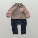 【おそろい】きんもくせい刺しゅうカバーオール | ブランシェス | 詳細画像9 