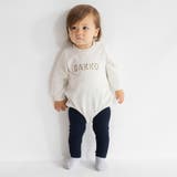 アイボリー | ロゴアップリケ裏毛カバーオール | ブランシェス