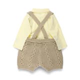 ニットサロペット＆衿付きボディスーツ | ブランシェス | 詳細画像3 