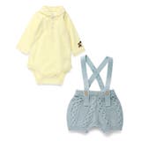 ニットサロペット＆衿付きボディスーツ | ブランシェス | 詳細画像4 