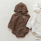 ブラウン | ふわふわベビー ルームウェア ロンパース | ブランシェス