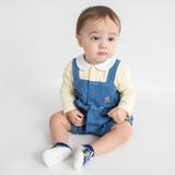 【ベビー】サロペットドッキング風長袖カバーオール | ブランシェス | 詳細画像13 