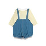 【ベビー】サロペットドッキング風長袖カバーオール | ブランシェス | 詳細画像18 