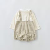 【ベビー】サロペットドッキング風長袖カバーオール | ブランシェス | 詳細画像3 