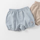 ブルー | 【涼しい】チェック柄ハーフパンツ | ブランシェス