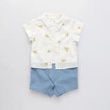 【おそろい】花刺しゅうカバーオールベビー ベビー小物 小花柄 | ブランシェス | 詳細画像2