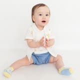 【おそろい】花刺しゅうカバーオールベビー ベビー小物 小花柄 | ブランシェス | 詳細画像3