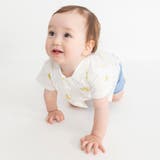 【おそろい】花刺しゅうカバーオールベビー ベビー小物 小花柄 | ブランシェス | 詳細画像4
