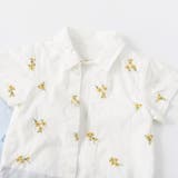 【おそろい】花刺しゅうカバーオールベビー ベビー小物 小花柄 | ブランシェス | 詳細画像7