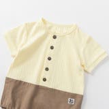 リブ半袖カバーオール | ブランシェス | 詳細画像3 