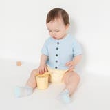 リブ半袖カバーオール | ブランシェス | 詳細画像8 