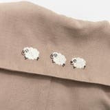 ひつじ刺繍セーラーカラーカバーオール | ブランシェス | 詳細画像3 