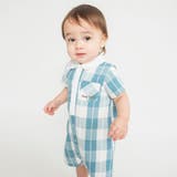 【おそろい】ブロックチェックカバーオール | ブランシェス | 詳細画像6 