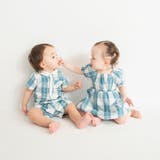 【おそろい】ブロックチェックカバーオール | ブランシェス | 詳細画像7 