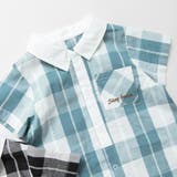 【おそろい】ブロックチェックカバーオール | ブランシェス | 詳細画像8 