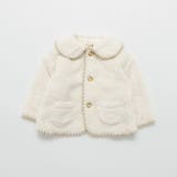 アイボリー | 【はまぐり刺繍】ボアジャケット アウター ベビー | ブランシェス