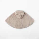 【3WAY はまぐり刺繍】くま耳 ボアケープ | ブランシェス | 詳細画像20