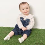 ネイビーブルー | 【boris/ボリス】モチーフ付きサロペット | ブランシェス