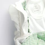 ギンガムチェックドッキング半袖カバーオール 子供服 キッズ | BRANSHES | 詳細画像5 
