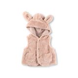 ピンク | うさ耳ボアベスト 子供服 キッズ | ブランシェス