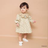 【ベビー/miffy/ミッフィー】総柄コーデュロイ衿つき長袖カバーオール | ブランシェス | 詳細画像3 