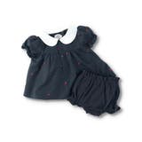 【ベビー/おそろい】チェリー刺しゅう半袖ブラウス+ブルマセット | ブランシェス | 詳細画像12