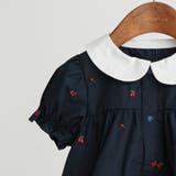 【ベビー/おそろい】チェリー刺しゅう半袖ブラウス+ブルマセット | ブランシェス | 詳細画像14