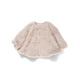 ピンクベージュ | ハート柄ボアケープ | ブランシェス