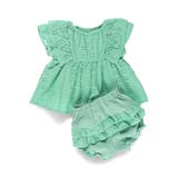 【キッズとおそろい】スカラップ刺繍トップス&ボトムスセット 夏 | ブランシェス | 詳細画像13