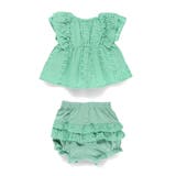 【キッズとおそろい】スカラップ刺繍トップス&ボトムスセット 夏 | ブランシェス | 詳細画像15