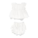 【キッズとおそろい】スカラップ刺繍トップス&ボトムスセット 夏 | ブランシェス | 詳細画像3