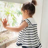 【おそろい】セーラー襟トップス&ボトムスセット ボーダー | ブランシェス | 詳細画像2