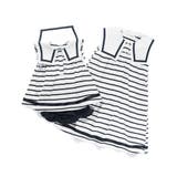 【おそろい】セーラー襟トップス&ボトムスセット ボーダー | ブランシェス | 詳細画像4