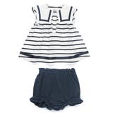 【おそろい】セーラー襟トップス&ボトムスセット ボーダー | ブランシェス | 詳細画像5