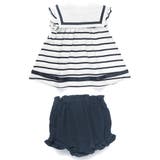 【おそろい】セーラー襟トップス&ボトムスセット ボーダー | ブランシェス | 詳細画像6