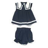 【おそろい】セーラー襟トップス&ボトムスセット ボーダー | ブランシェス | 詳細画像7