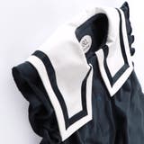 【おそろい】セーラー襟トップス&ボトムスセット ボーダー | ブランシェス | 詳細画像8