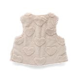 ハート総柄ボアベスト | ブランシェス | 詳細画像4