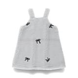 リボン総柄刺しゅうボアジャンパースカート リンクコーデ おそろい | ブランシェス | 詳細画像16 