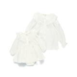 【おそろい】シフォン襟カバーオール | ブランシェス | 詳細画像10 