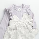 【おそろい】リボン柄ドッキングカバーオール | ブランシェス | 詳細画像2 