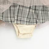 【おそろい】チェック柄ジャンパースカート風カバーオール | ブランシェス | 詳細画像11