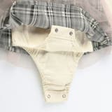 【おそろい】チェック柄ジャンパースカート風カバーオール | ブランシェス | 詳細画像12