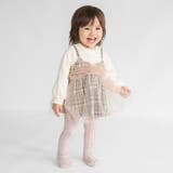 ピンク | 【おそろい】チェック柄ジャンパースカート風カバーオール | ブランシェス