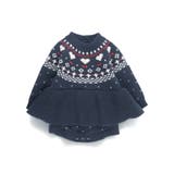 【マシンウォッシャブル】ノルディック風ハート柄カバーオール | ブランシェス | 詳細画像13 